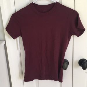 Brandy Melville Maroon T-Shirt